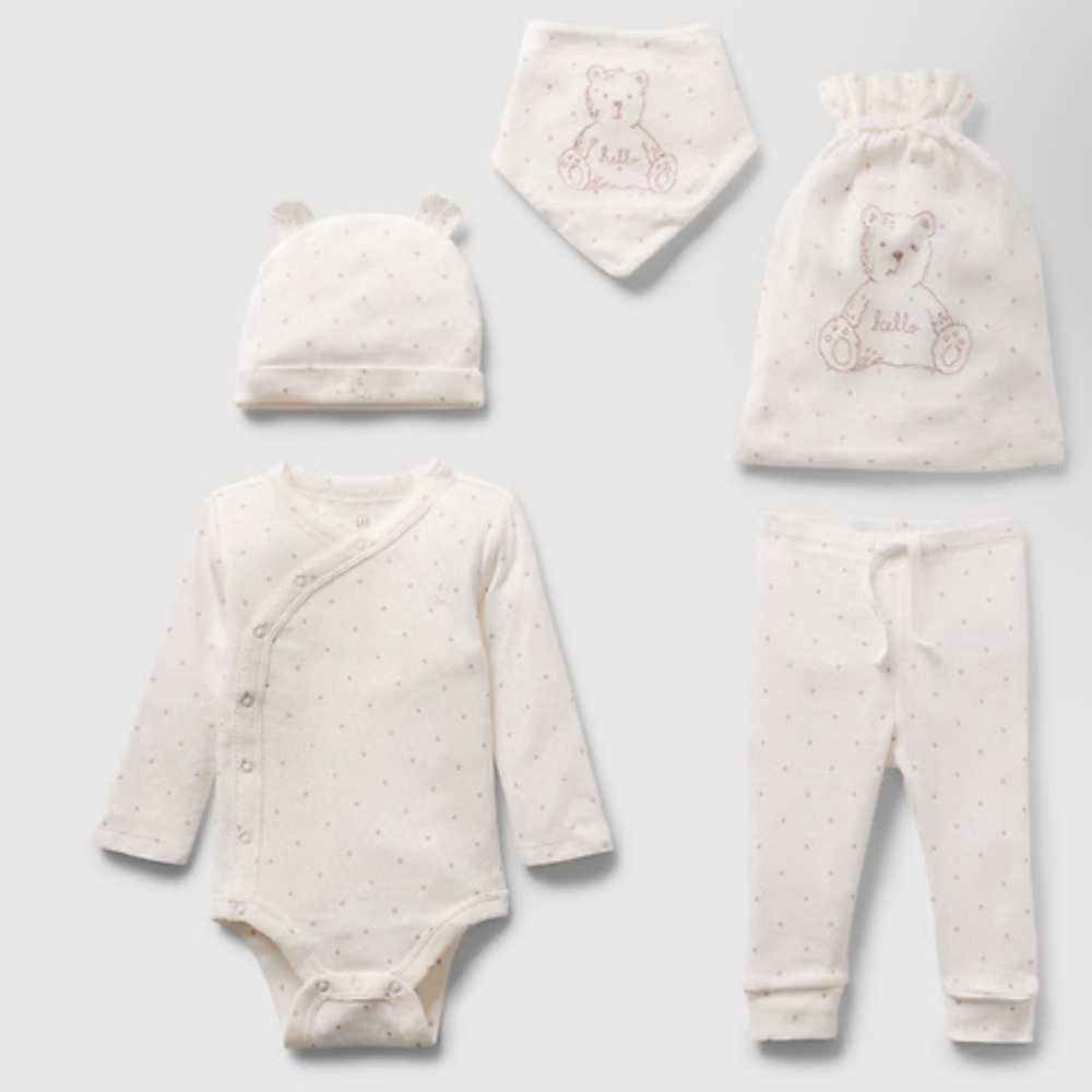 GAP Cream Kids Matching Set - Picture 2 of 7